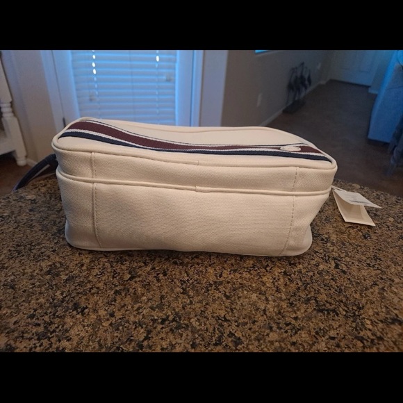 TORY BURCH CANVAS STRIPE CARGO CROSS-BODY - Picture 9 of 14